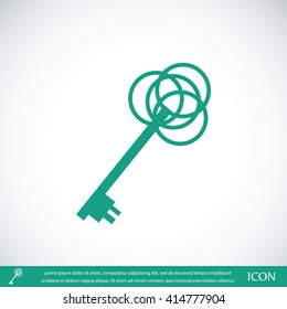 key sign icon