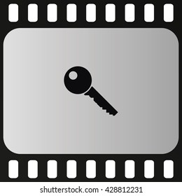 Key sign icon. 