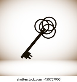 key sign icon