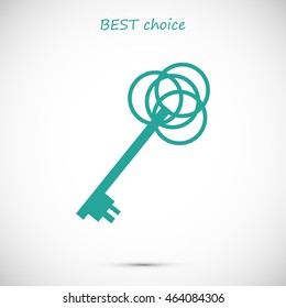 key sign icon