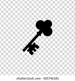 Key sign icon