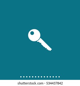 Key sign icon. 