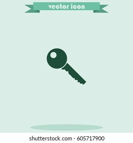 Key sign icon. 