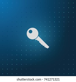 Key sign icon. 