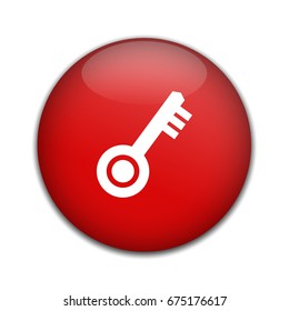 Key sign icon. Unlock tool symbol