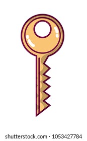 key sign security protection access vector illustration