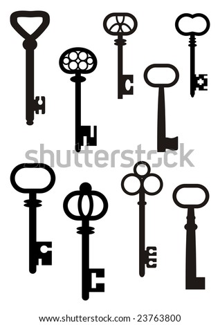 key silhouette