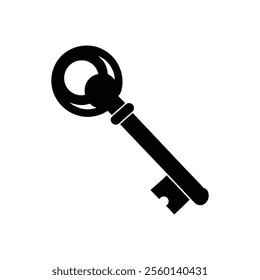 Key silhouette vector illustration design.