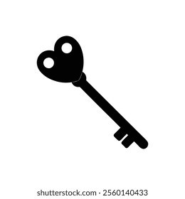 Key silhouette vector illustration design.