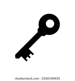 Key silhouette vector illustration design.