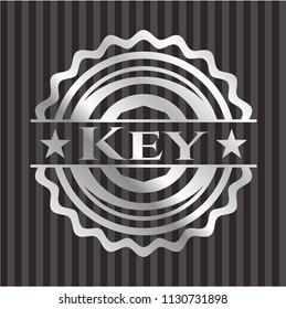 Key silver badge