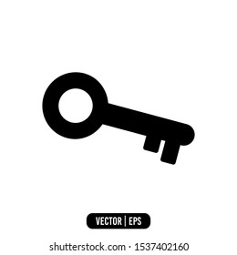Key Simple Icon Vector Design