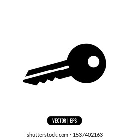 Key Simple Icon Vector Design