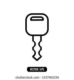 Key Simple Icon Vector Design