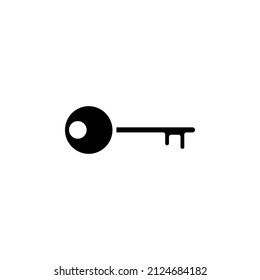 Key Solid Icon Design Concept For Web And UI, Simple Icon Suitable for Any Purposes.