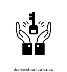 Key To Success icon in vector. Logotype