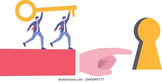 Key success, solution to solve problem and overcome obstacle,

