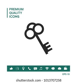 Key symbol icon