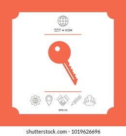 Key symbol icon