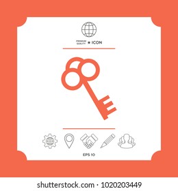 Key symbol icon