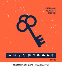Key symbol icon