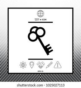 Key symbol icon