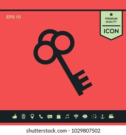 Key symbol icon