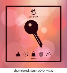 Key symbol icon