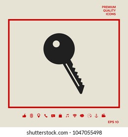 Key symbol icon