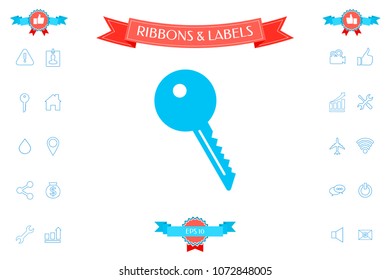Key symbol icon