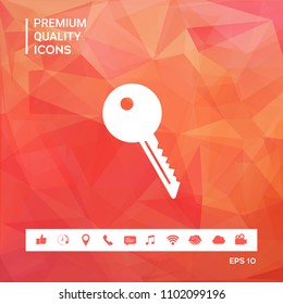 Key symbol icon