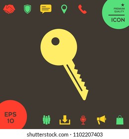Key symbol icon