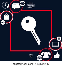 Key symbol icon