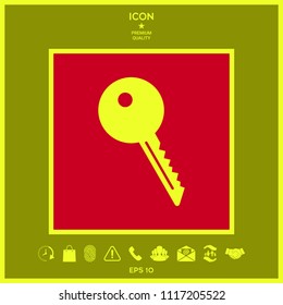 Key symbol icon