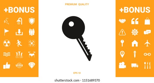 Key symbol icon