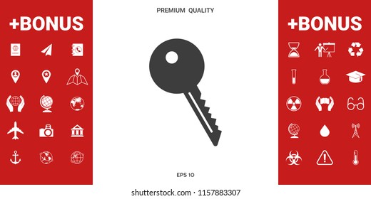 Key symbol icon