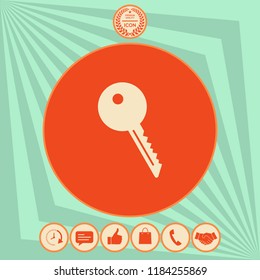 Key symbol icon