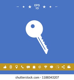 Key symbol icon