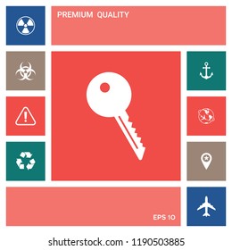 Key symbol icon