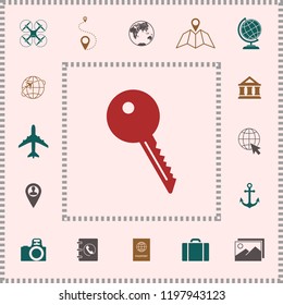 Key symbol icon