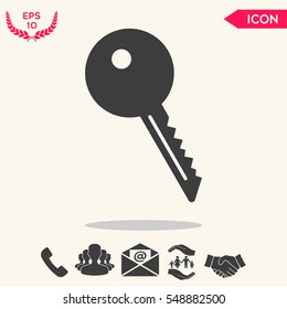 Key symbol icon
