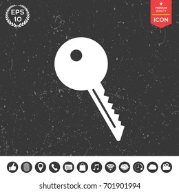 Key symbol icon