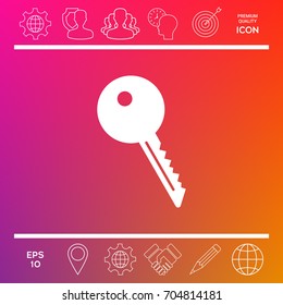 Key symbol icon
