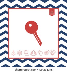 Key symbol icon