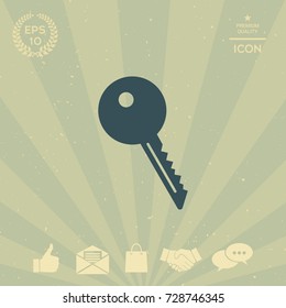 Key symbol icon