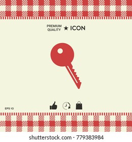 Key symbol icon