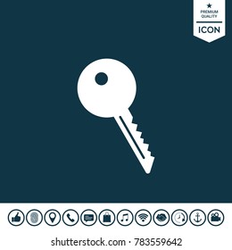 Key symbol icon