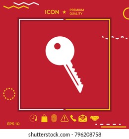 Key symbol icon