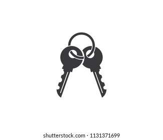 Diseño de ilustración de símbolo clave
