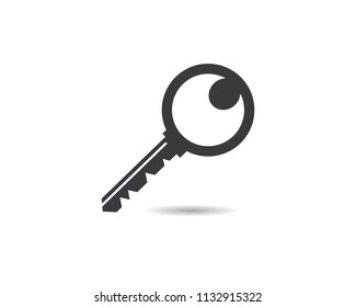 Diseño de ilustración de símbolo clave